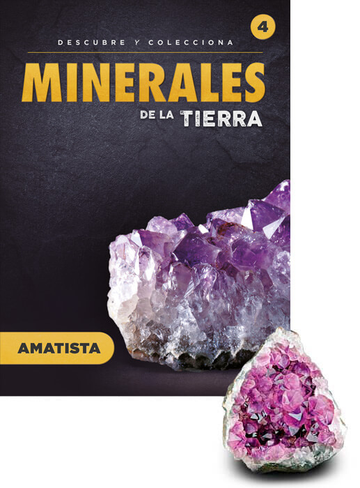 La amatista es una variedad púrpura del cuarzo que se forma en el interior de las geodas
