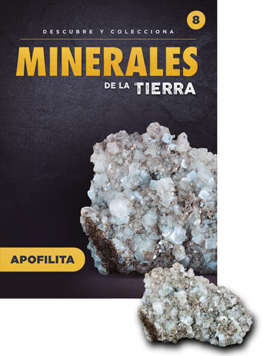   La apofilita es un mineral de origen hidrotermal