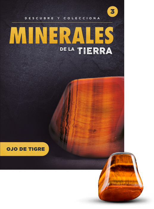 El ojo de tigre es un mineral de la clase de los silicatos utilizado habitualmente en joyería para adornar pulseras, collares y pendientes